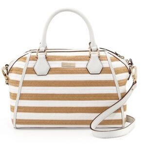 KATE SPADE New York Catherine Street Straw Pippa Top Handle Handbag & dustbag